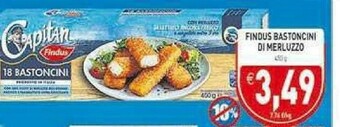 Gros Findus Bastoncini offerta