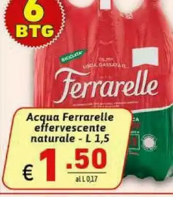 Ipercarni Ferrarelle Acqua offerta