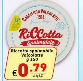 Ipercarni Ricotta offerta