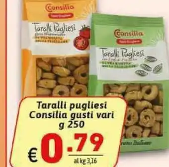 Ipercarni Consilia Taralli offerta