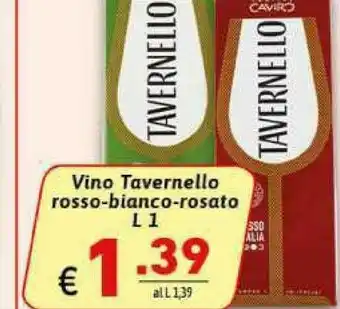 Ipercarni Tavernello Vino offerta
