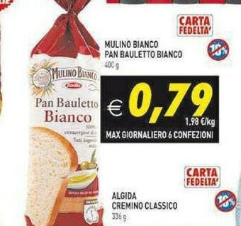 Gros Algida Pan Bauletto offerta