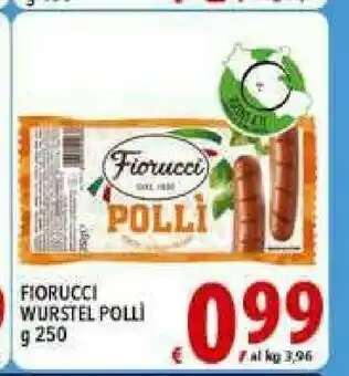 Iper Triscount Fiorucci Wurstel di pollo offerta