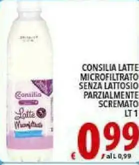 Iper Triscount Consilia Latte parzialmente scremato offerta