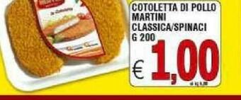 Gros Martini Cotolette di pollo offerta