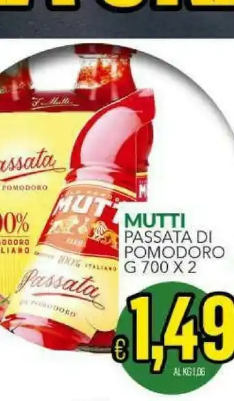 Iper Triscount Mutti Passata di pomodoro offerta