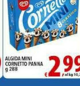 Iper Triscount Algida Cornetto offerta