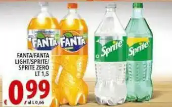 Iper Triscount Sprite Fanta offerta