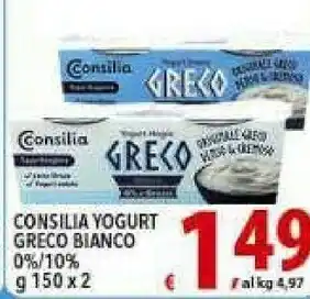 Iper Triscount Consilia Yogurt greco offerta