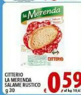 Iper Triscount Citterio Salame milano offerta
