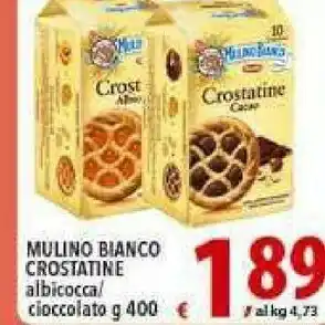 Iper Triscount Mulino Bianco Crostatine offerta
