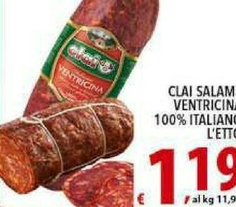 Iper Triscount Clai Salame offerta