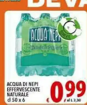 Acqua di nepi Acqua