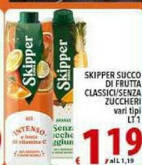 Iper Triscount Skipper Skipper offerta
