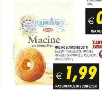 Gros Mulino Bianco Biscotti Mulino bianco offerta