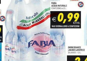 Gros Fabia Detersivo lavatrice offerta