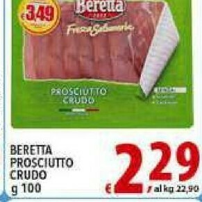 Iper Triscount Beretta Prosciutto crudo offerta