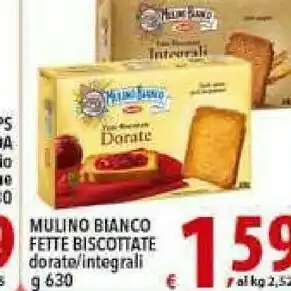 Iper Triscount Mulino Bianco Fette biscottate offerta