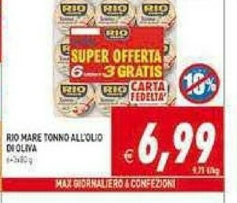 Gros Rio Mare Tonno Rio mare offerta
