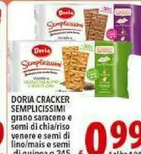 Iper Triscount Doria Crackers offerta