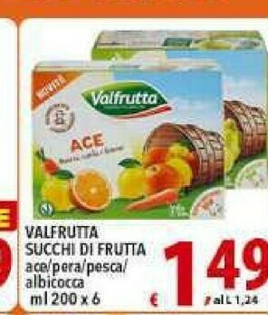 Iper Triscount Valfrutta Succhi di frutta offerta