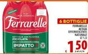 Iper Triscount Ferrarelle Acqua offerta
