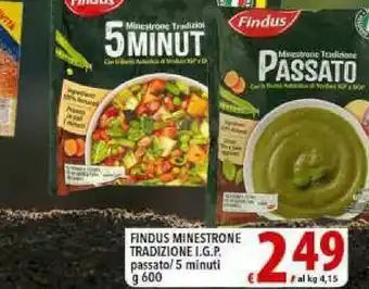 Iper Triscount Findus Minestrone offerta