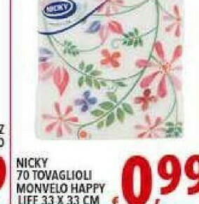 Iper Triscount Tovaglioli offerta