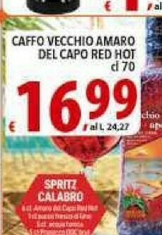 Iper Triscount Caffo Amaro del capo offerta