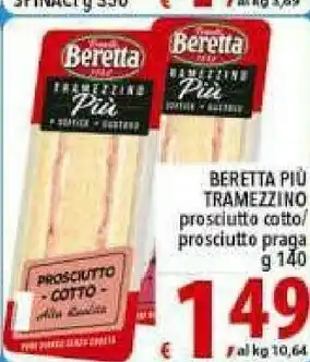 Iper Triscount Beretta Prosciutto cotto offerta