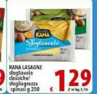 Iper Triscount Rana Pasta all'uovo offerta