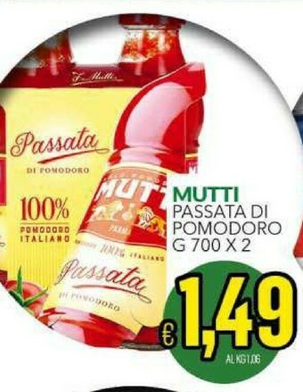 Iper Triscount Mutti Passata di pomodoro offerta