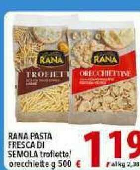 Iper Triscount Rana Gnocchi di patate offerta
