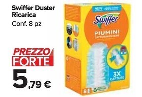 Carrefour Market Swiffer duster ricarica offerta