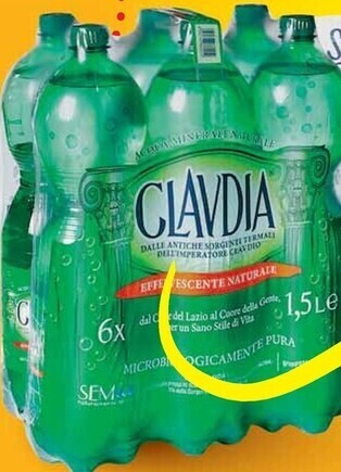 Carrefour Market Clavdia acqua efferv. naturale offerta