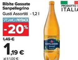 Carrefour Market San pellegrino bibite gassate offerta
