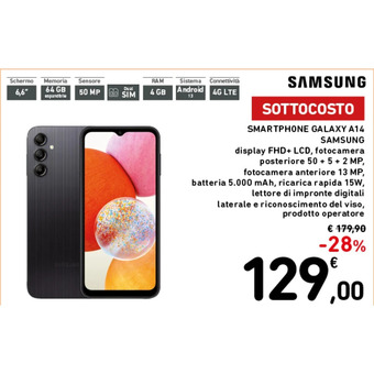 Smartphone galaxy a14 samsung