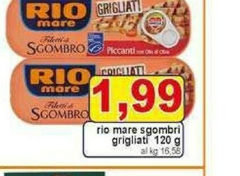 Gros Rio Mare Filetti di sgombro offerta
