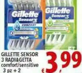 Iper Triscount Gillette Rasoio offerta