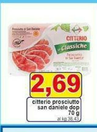 Gros Citterio Prosciutto San Daniele offerta
