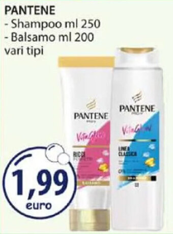 Acqua & Sapone PANTENE - Shampoo ml 250 - Balsamo ml 200 vari tipi offerta