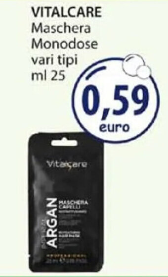 Acqua & Sapone VITALCARE Maschera Monodose vari tipi ml 25 offerta