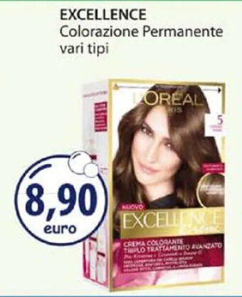 Acqua & Sapone EXCELLENCE Colorazione Permanente vari tipi offerta