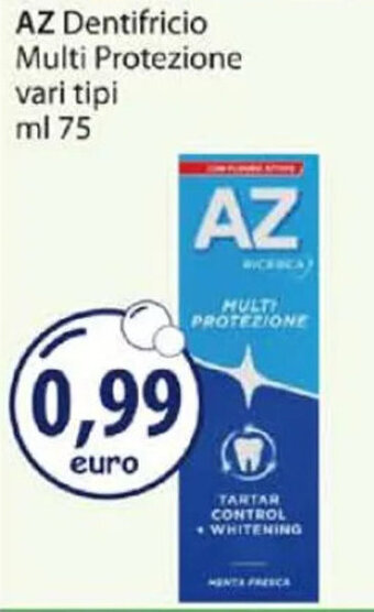 Acqua & Sapone AZ Dentifricio Multi Protezione vari tipi ml 75 offerta
