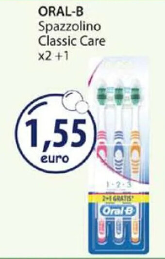 Acqua & Sapone ORAL-B Spazzolino Classic Care x2+1 offerta