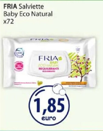 Acqua & Sapone FRIA Salviette Baby Eco Natural x72 offerta