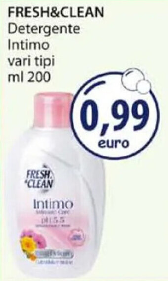 Acqua & Sapone FRESH&CLEAN Detergente Intimo vari tipi ml 200 offerta