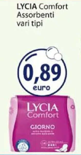 Acqua & Sapone LYCIA Comfort Assorbenti vari tipi offerta