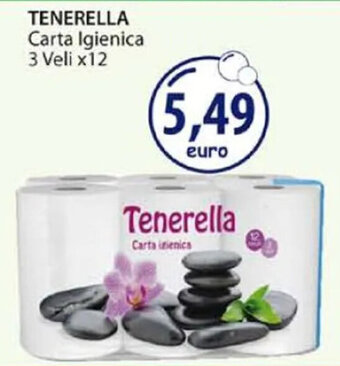 Acqua & Sapone TENERELLA Carta Igienica 3 Veli x12 offerta