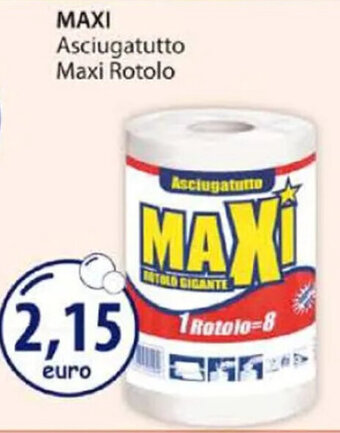Acqua & Sapone MAXI Asciugatutto Maxi Rotolo offerta